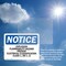 Signmission Explosion Flammability Hazard Present Electrical OSHA Notice Sign, Vinyl Decal, 14in x 10in, 2PK OS-2PACK-NS-D-1014-L-12269 - alternate 4